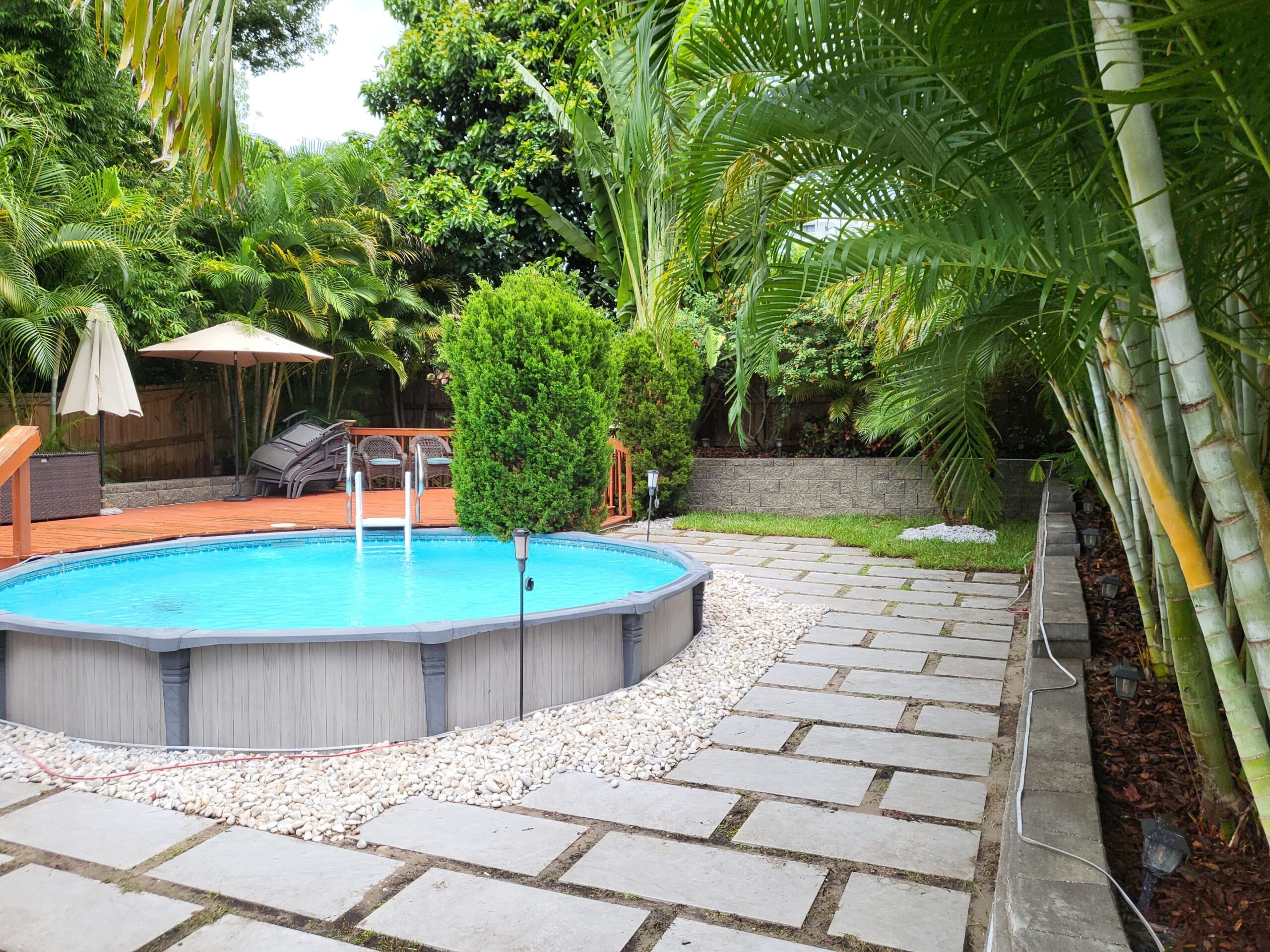 Landscape design rendering example